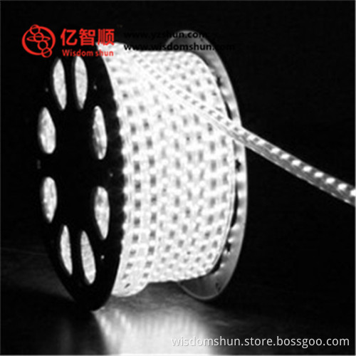 high voltage 60 leds/m Warm White color flexible SMD3528 strip Led light 220v